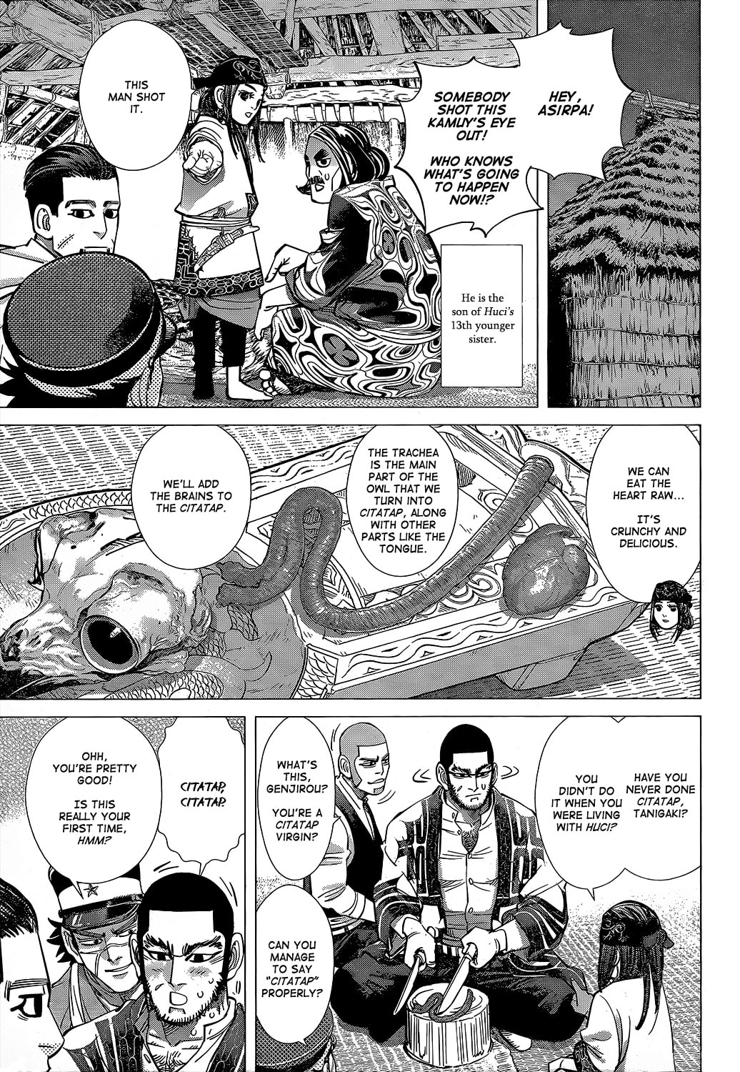 Golden Kamuy chapter 119.1, page 14