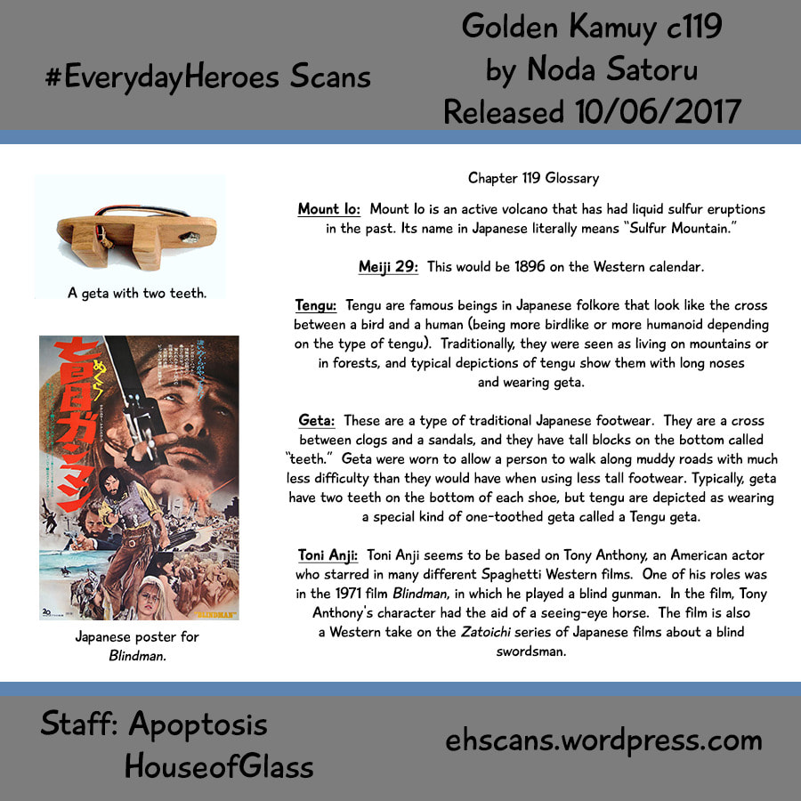 Golden Kamuy chapter 119.1, page 18
