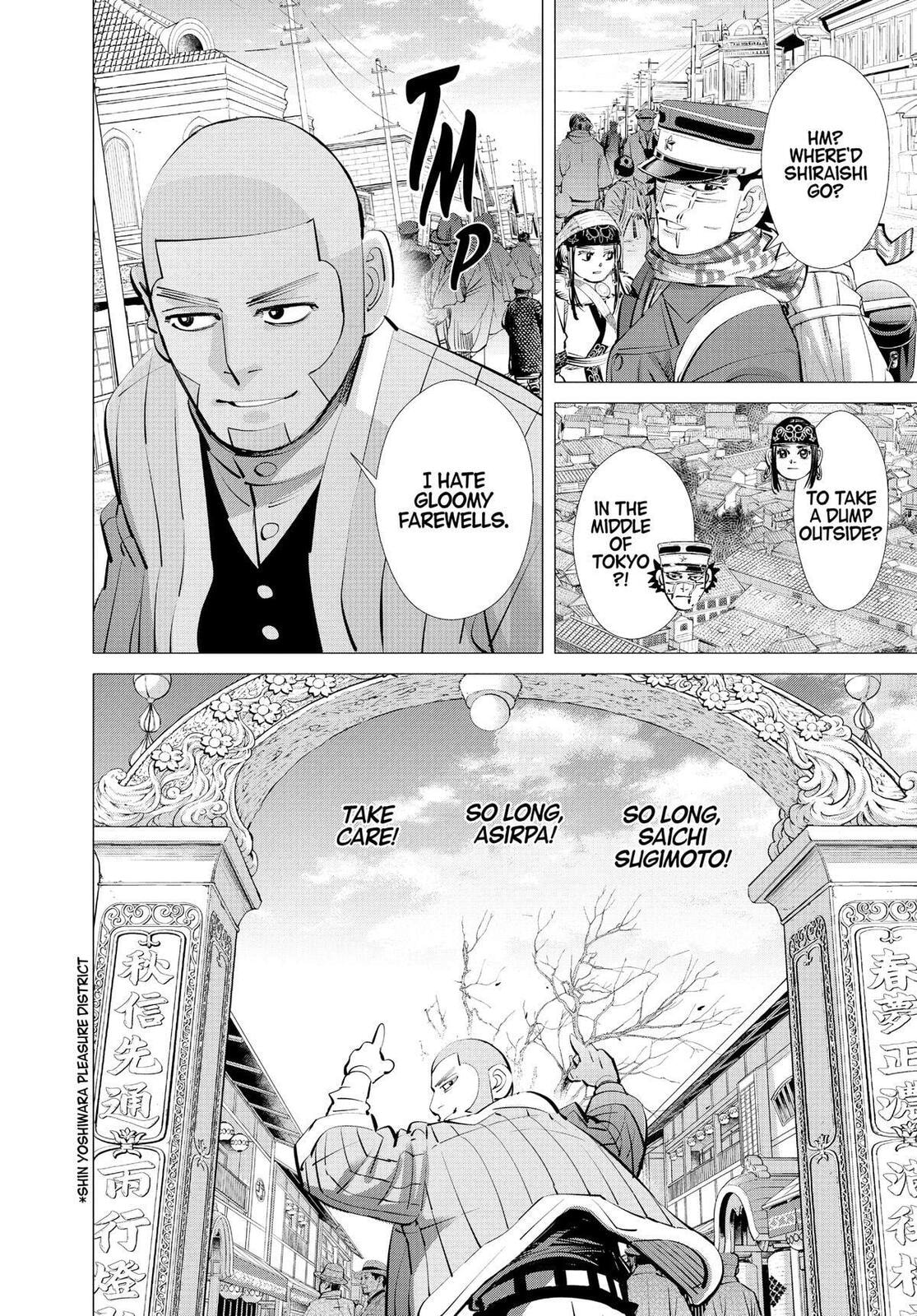Golden Kamuy chapter 313.1, page 16