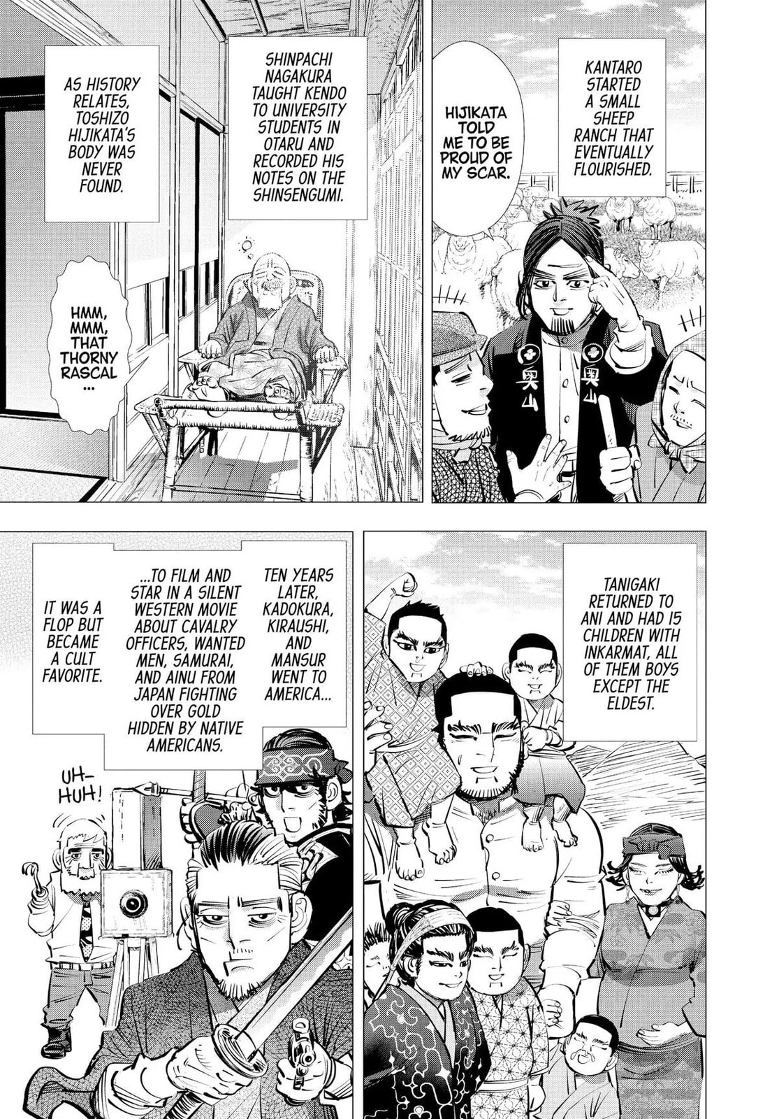 Golden Kamuy chapter 313.1, page 17