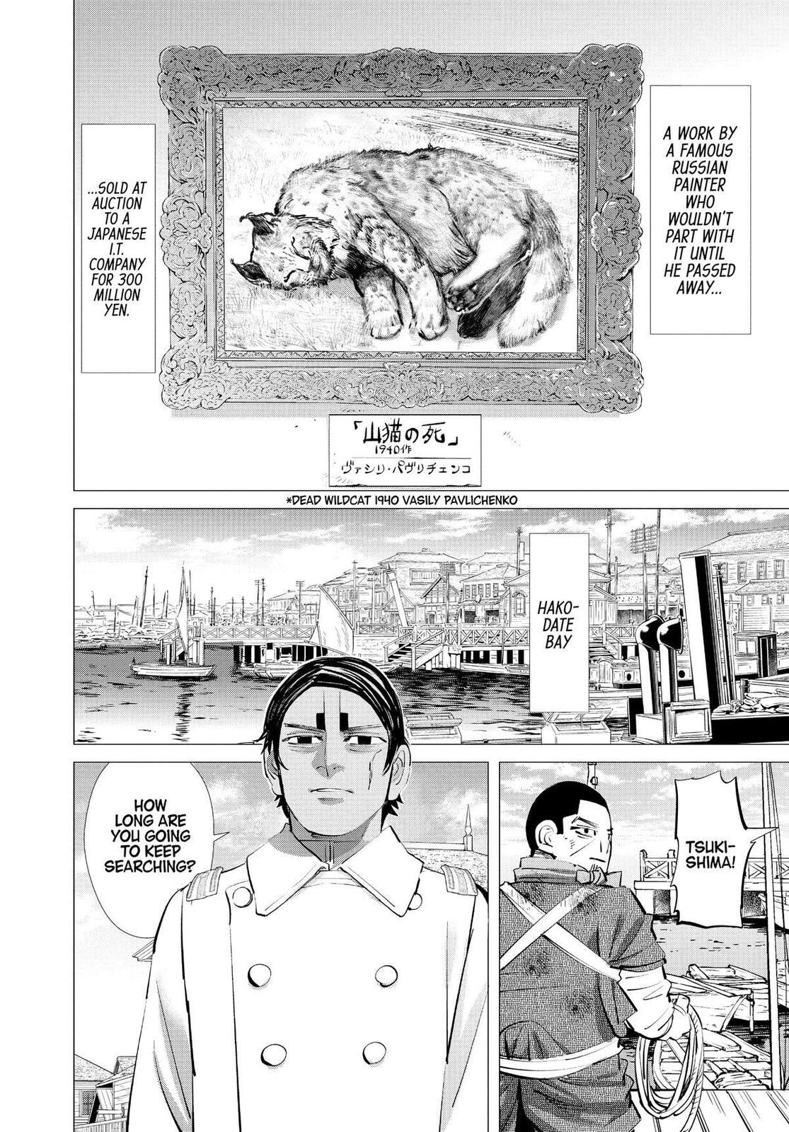 Golden Kamuy chapter 313.1, page 18