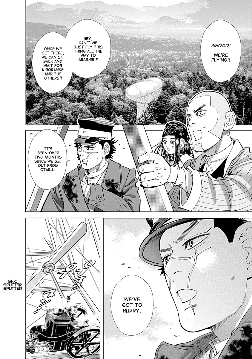 Golden Kamuy chapter 100.1, page 2
