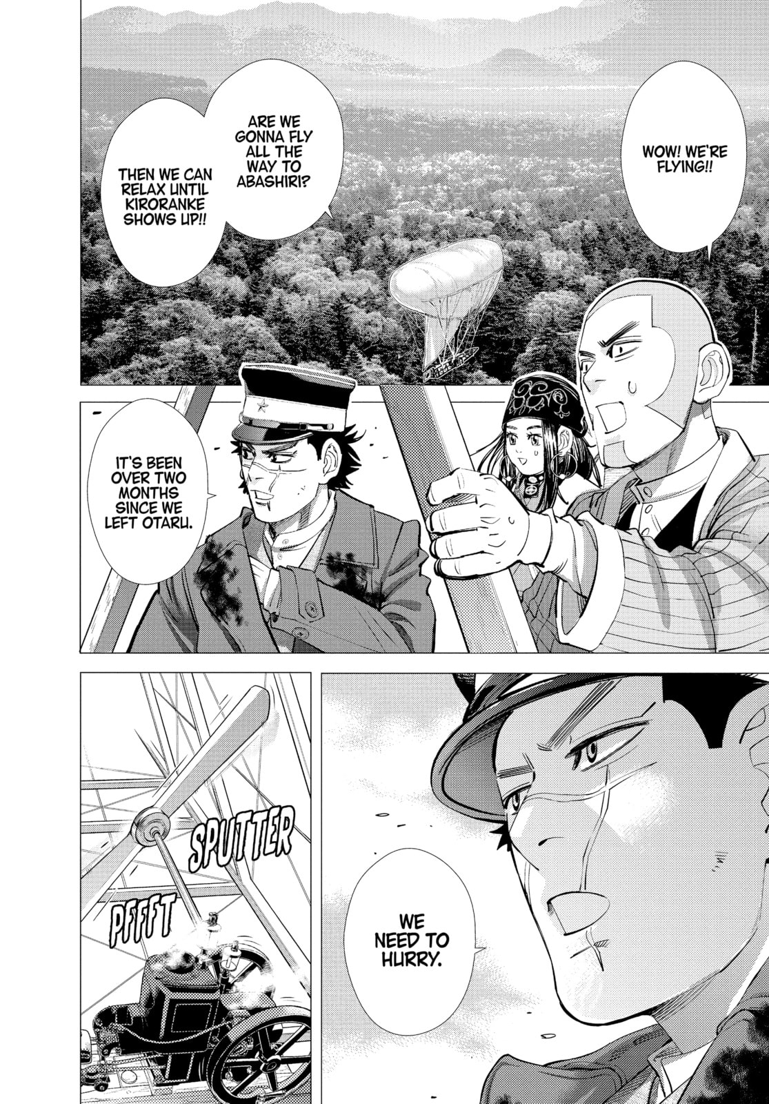 Golden Kamuy chapter 100, page 2