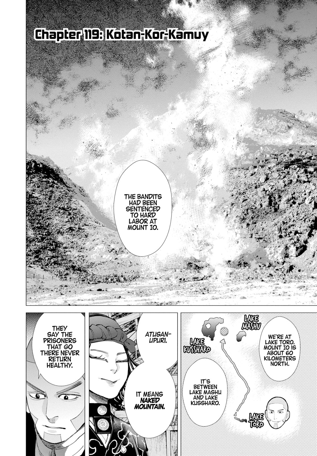 Golden Kamuy chapter 119, page 2