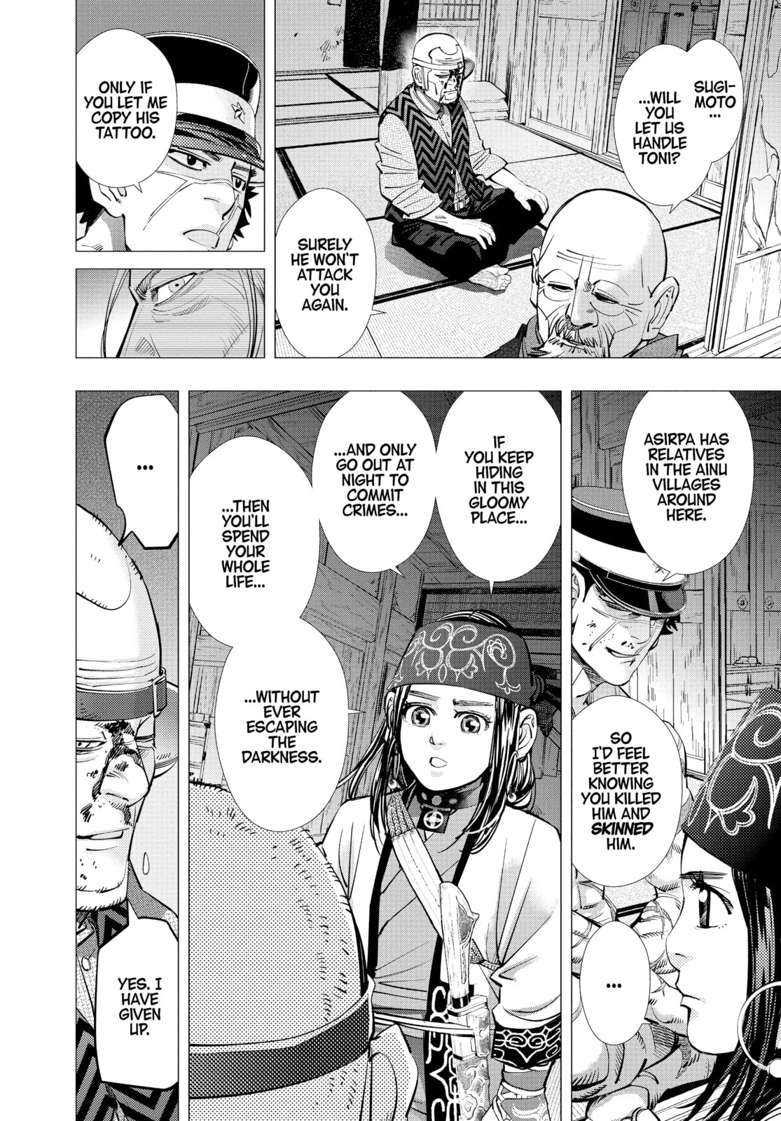 Golden Kamuy chapter 124, page 2
