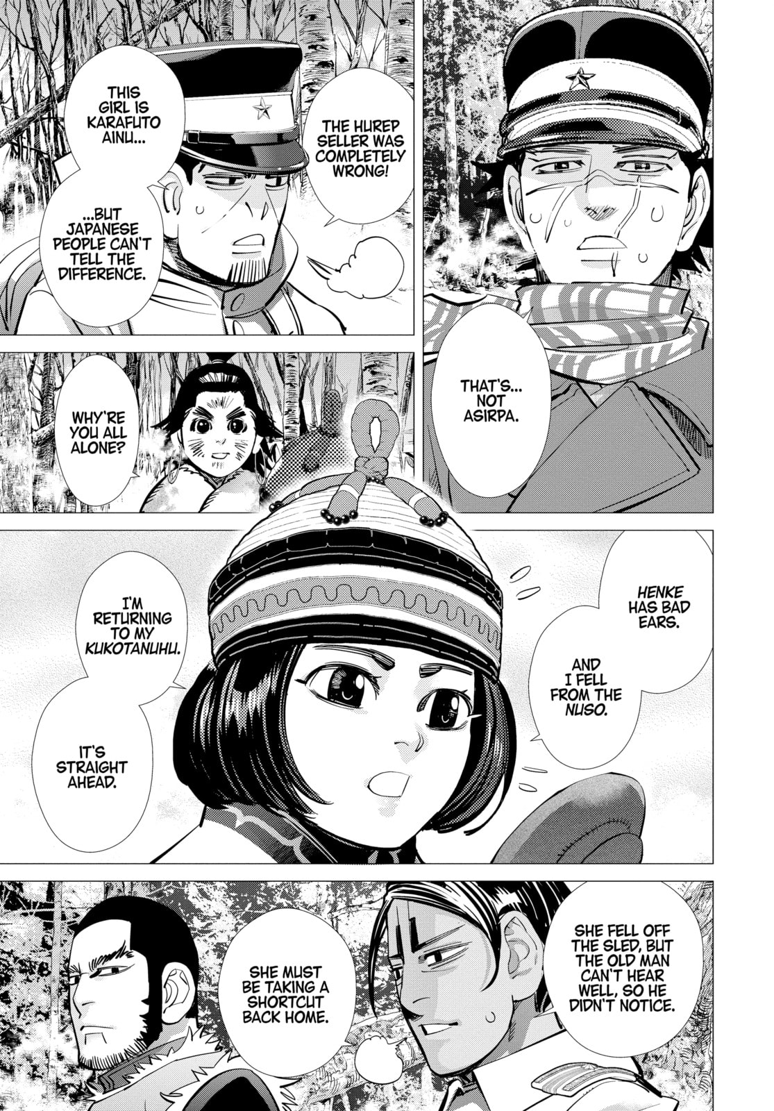 Golden Kamuy chapter 140, page 14