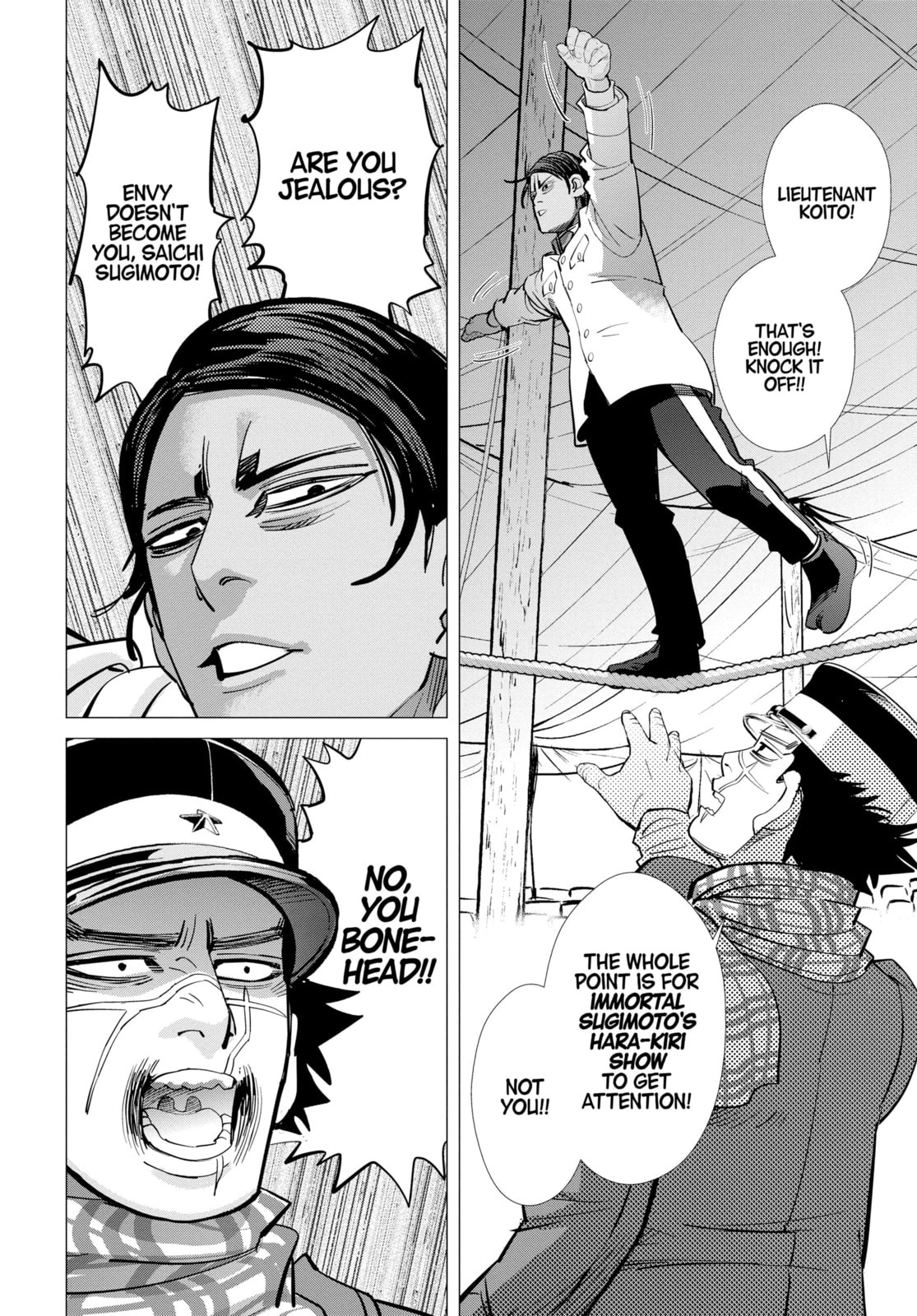 Golden Kamuy chapter 155, page 15