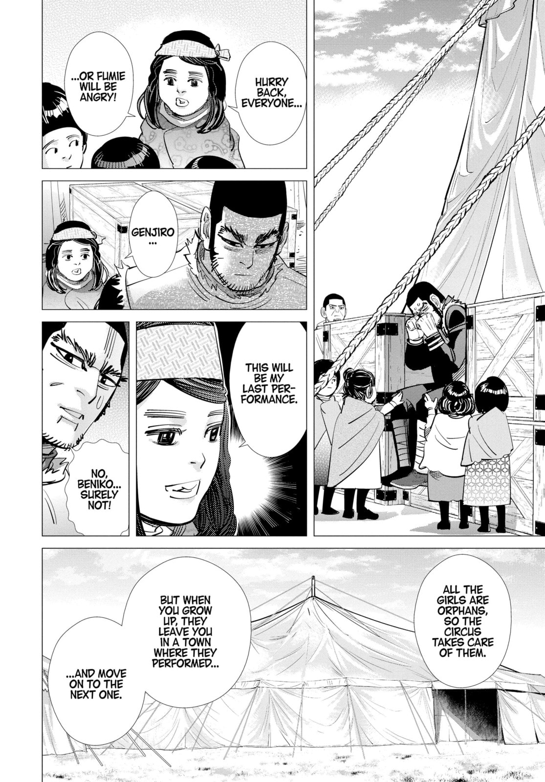 Golden Kamuy chapter 156, page 14