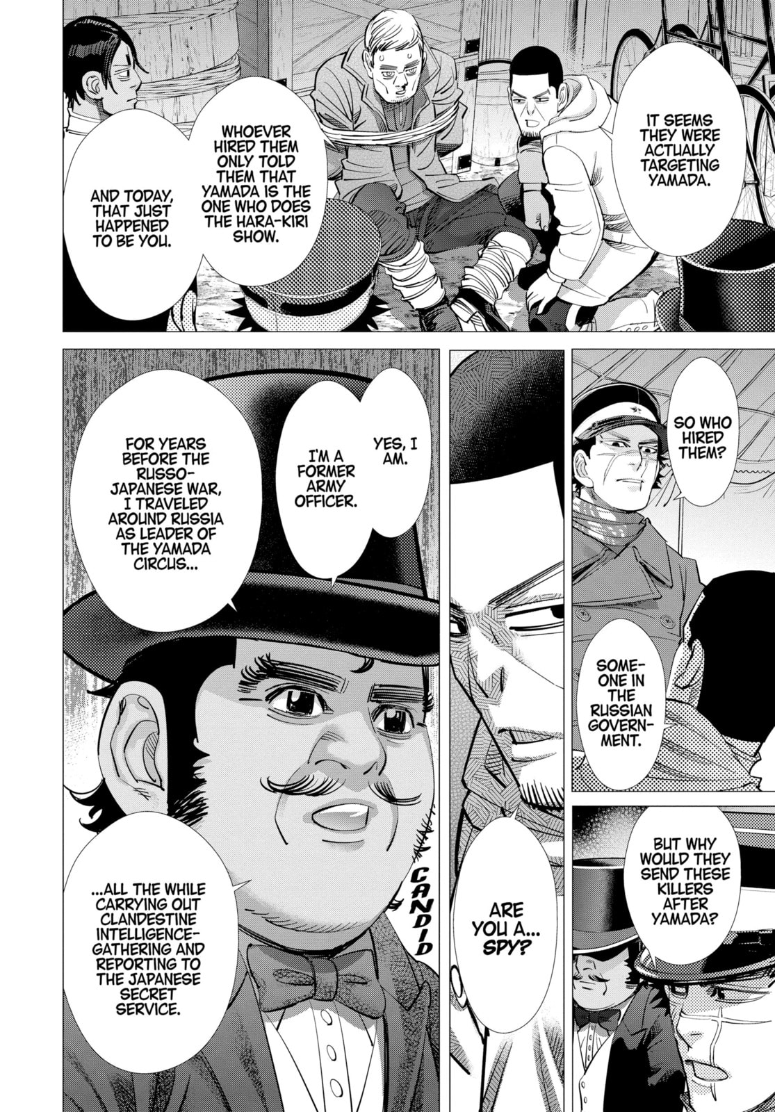 Golden Kamuy chapter 158, page 12