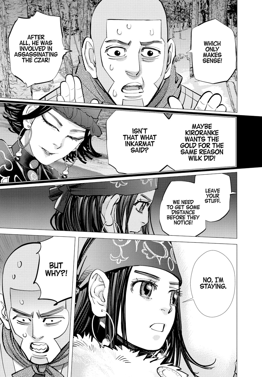 Golden Kamuy chapter 164, page 17