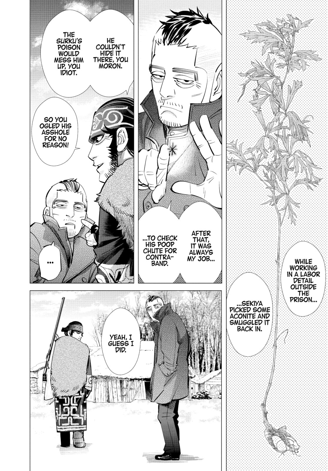 Golden Kamuy chapter 172, page 4