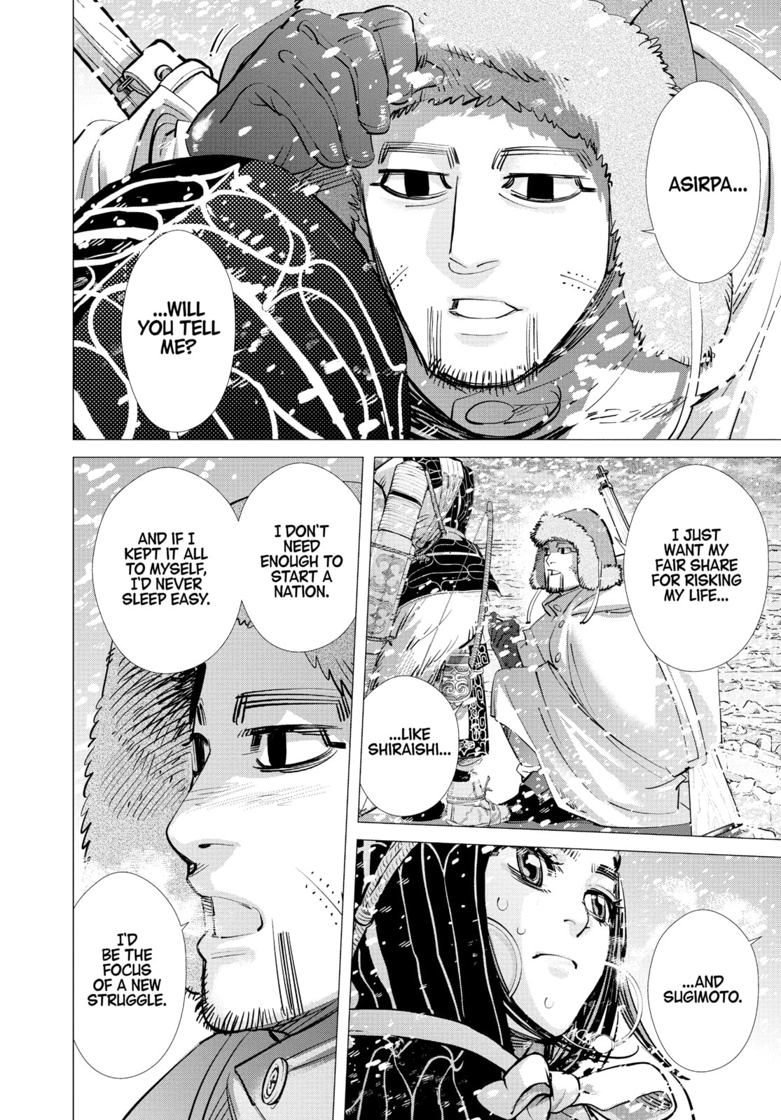 Golden Kamuy chapter 185, page 4