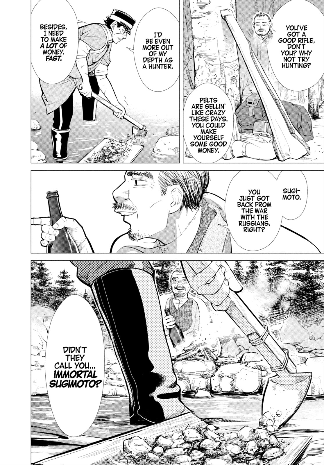Golden Kamuy chapter 1, page 11