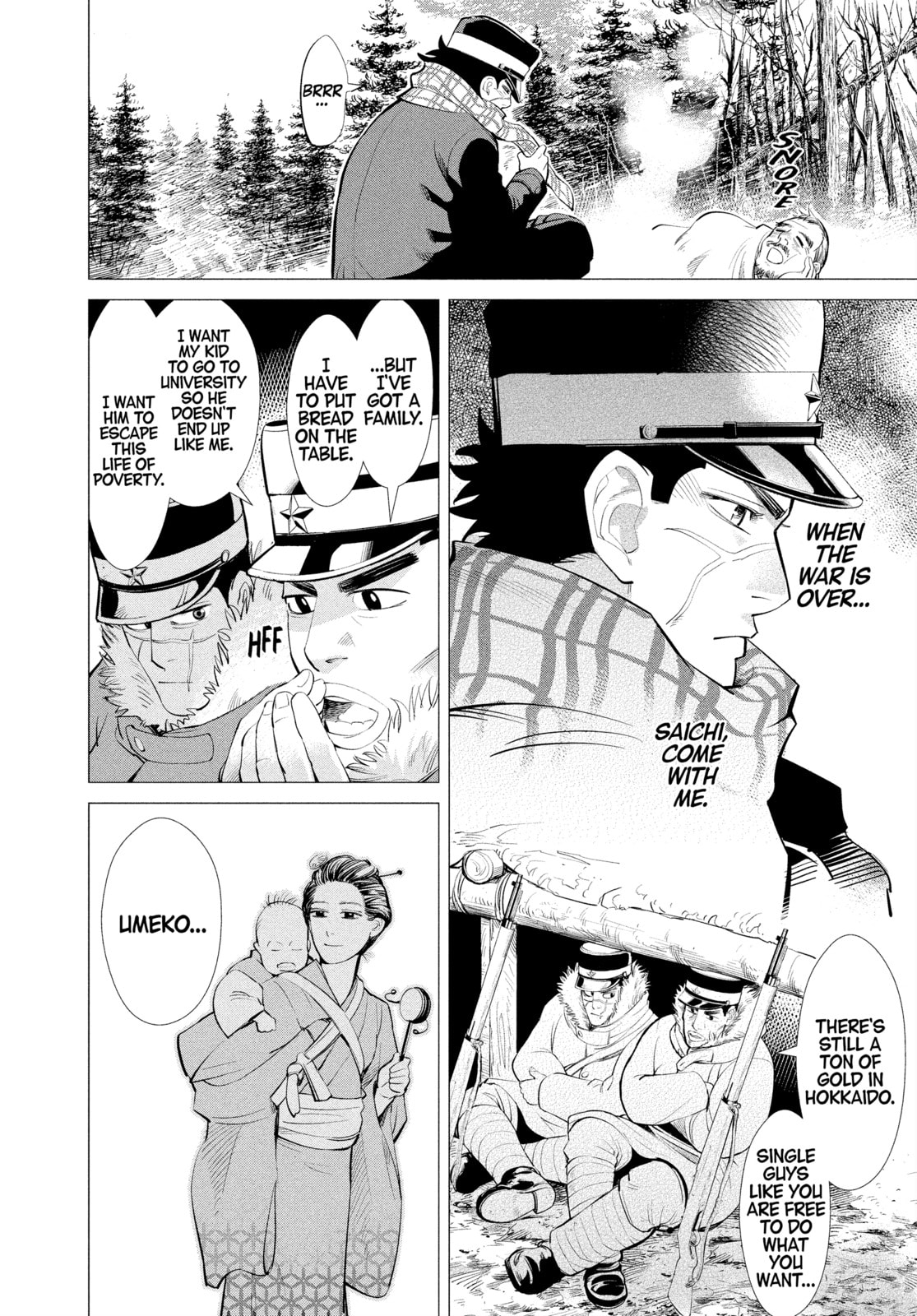 Golden Kamuy chapter 1, page 21