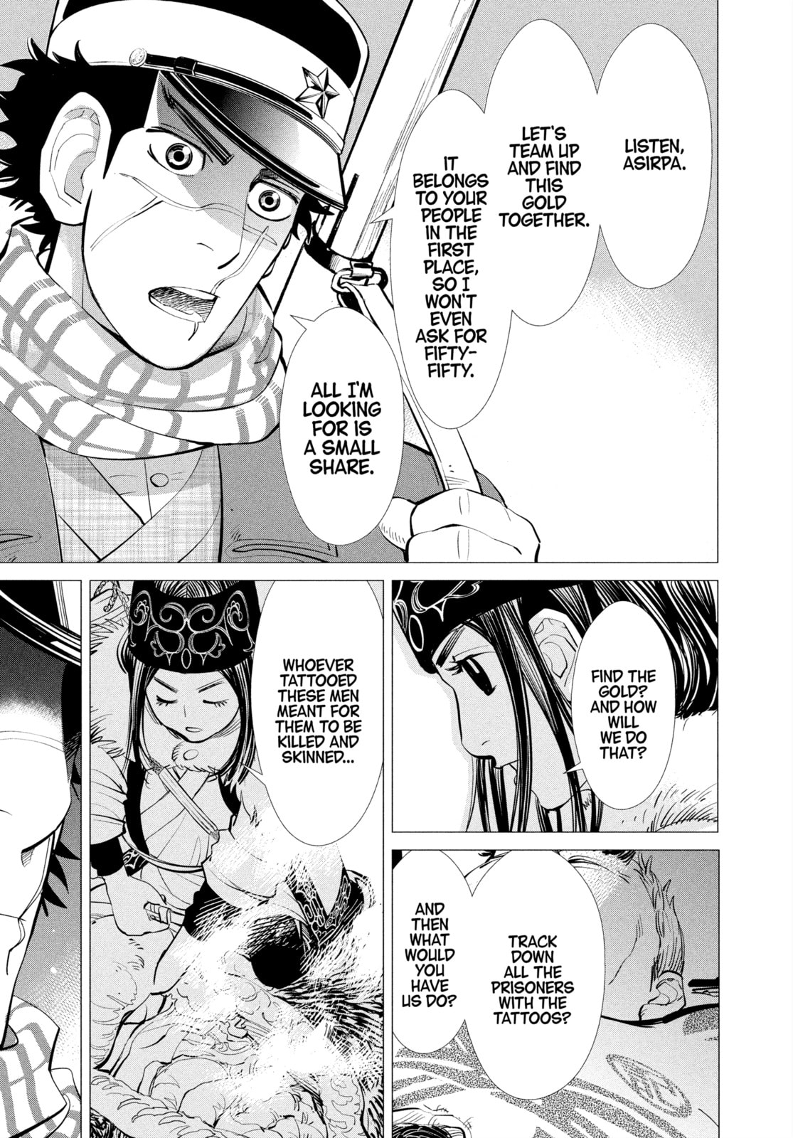 Golden Kamuy chapter 2, page 25