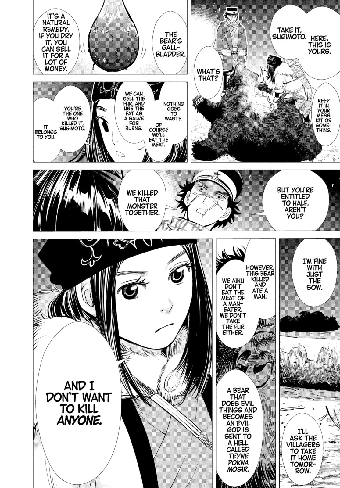 Golden Kamuy chapter 2, page 26