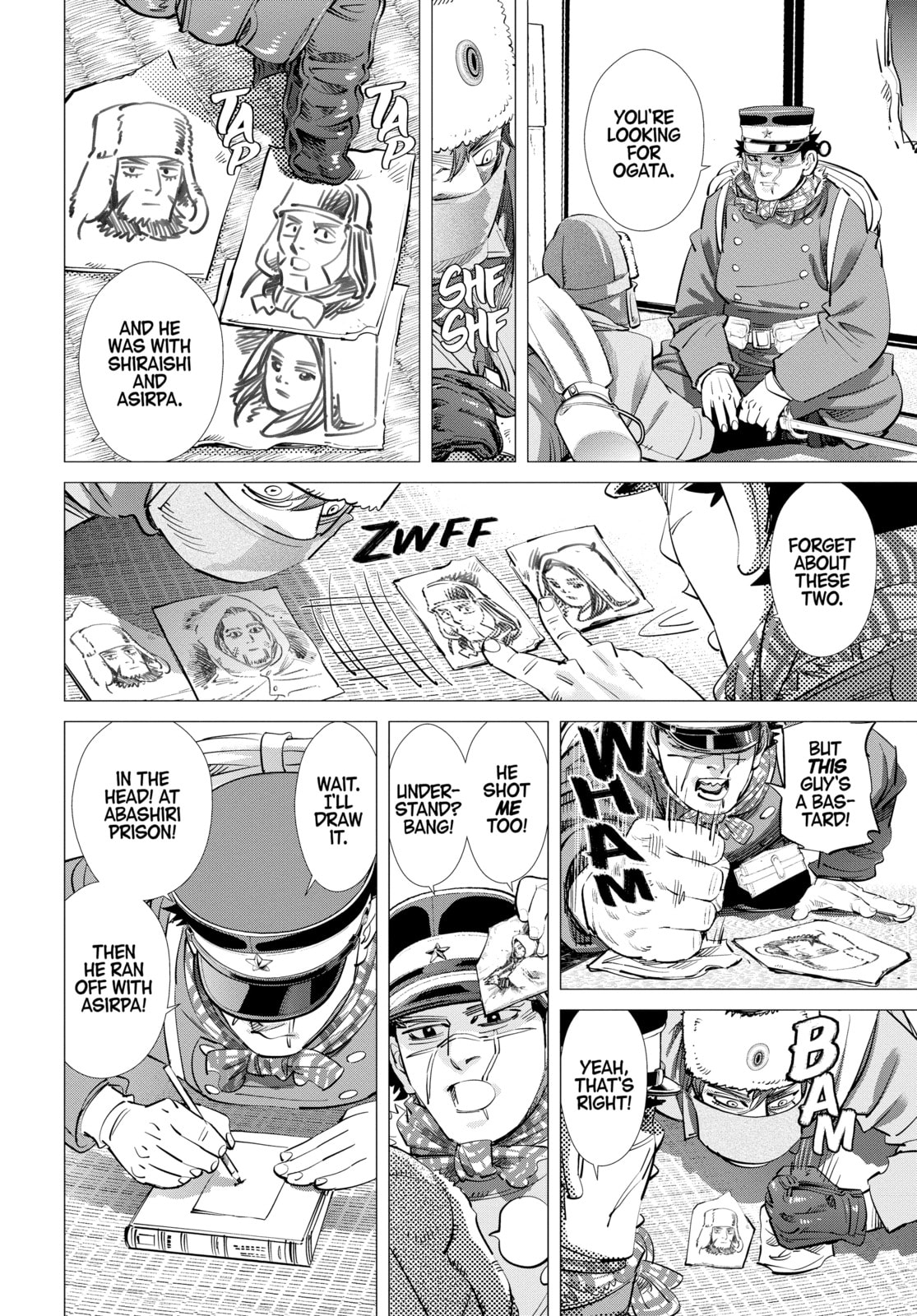 Golden Kamuy chapter 203, page 4