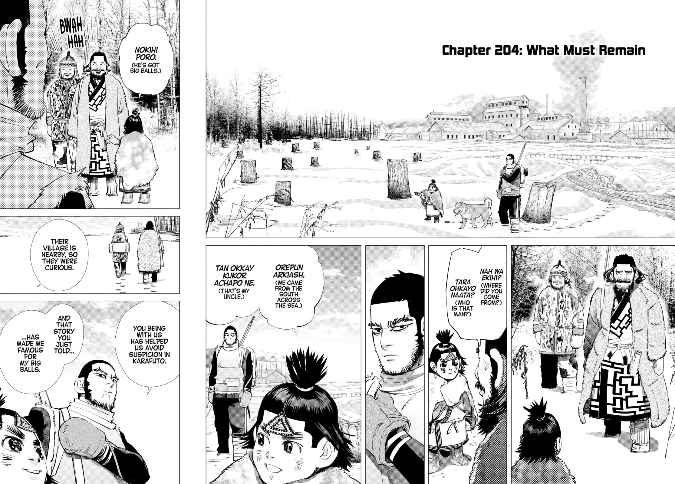 Golden Kamuy chapter 204, page 2