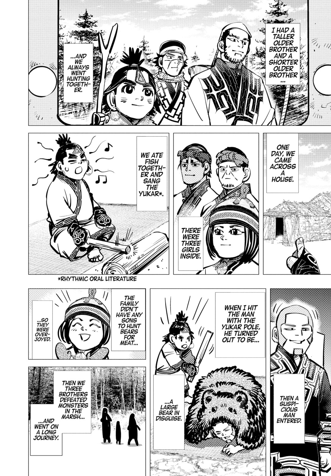Golden Kamuy chapter 205, page 14