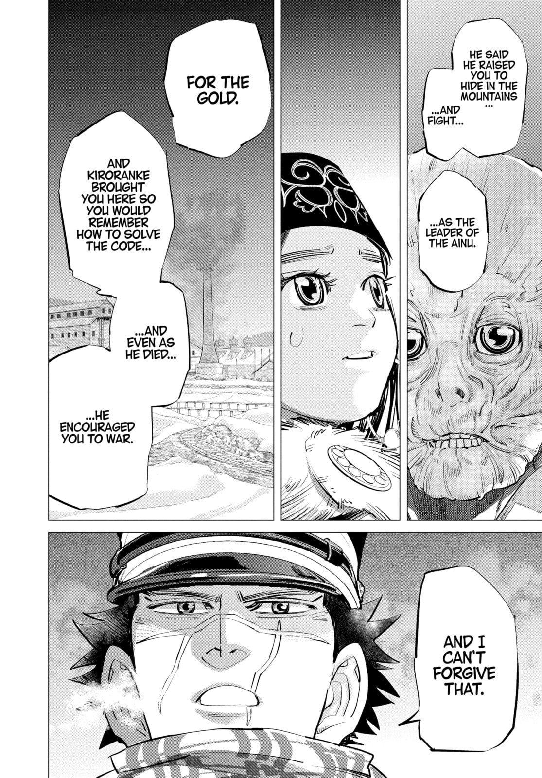 Golden Kamuy chapter 206, page 15