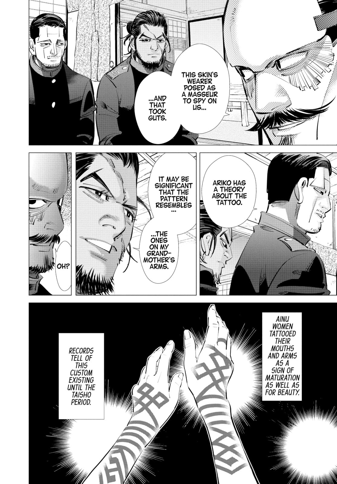 Golden Kamuy chapter 207, page 2