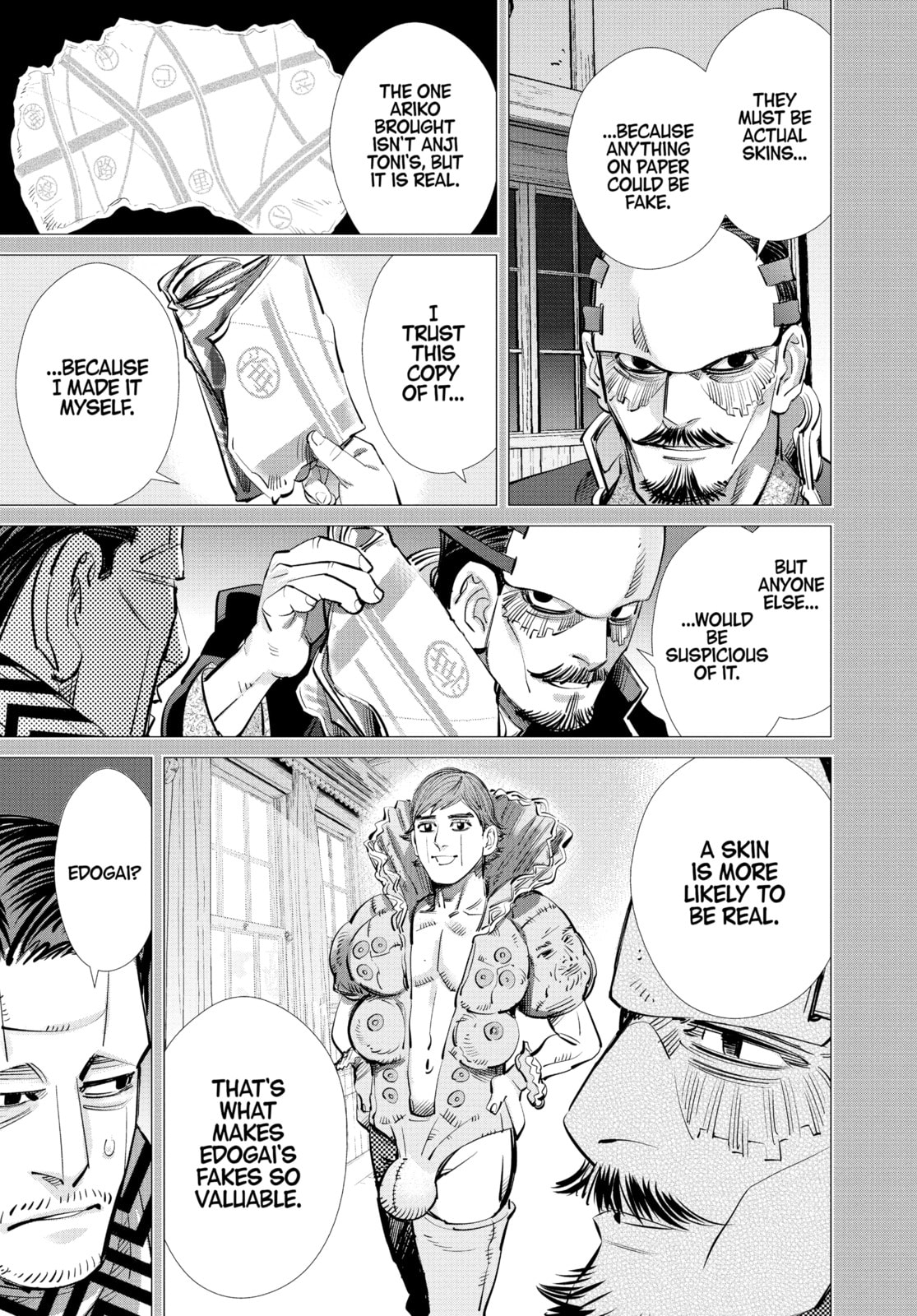 Golden Kamuy chapter 208, page 12