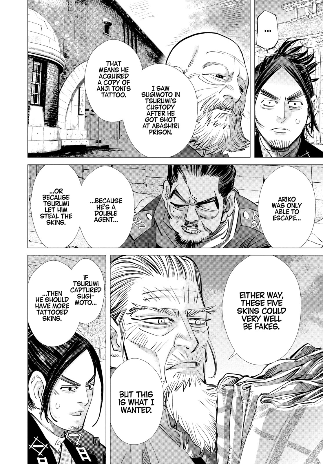 Golden Kamuy chapter 208, page 15