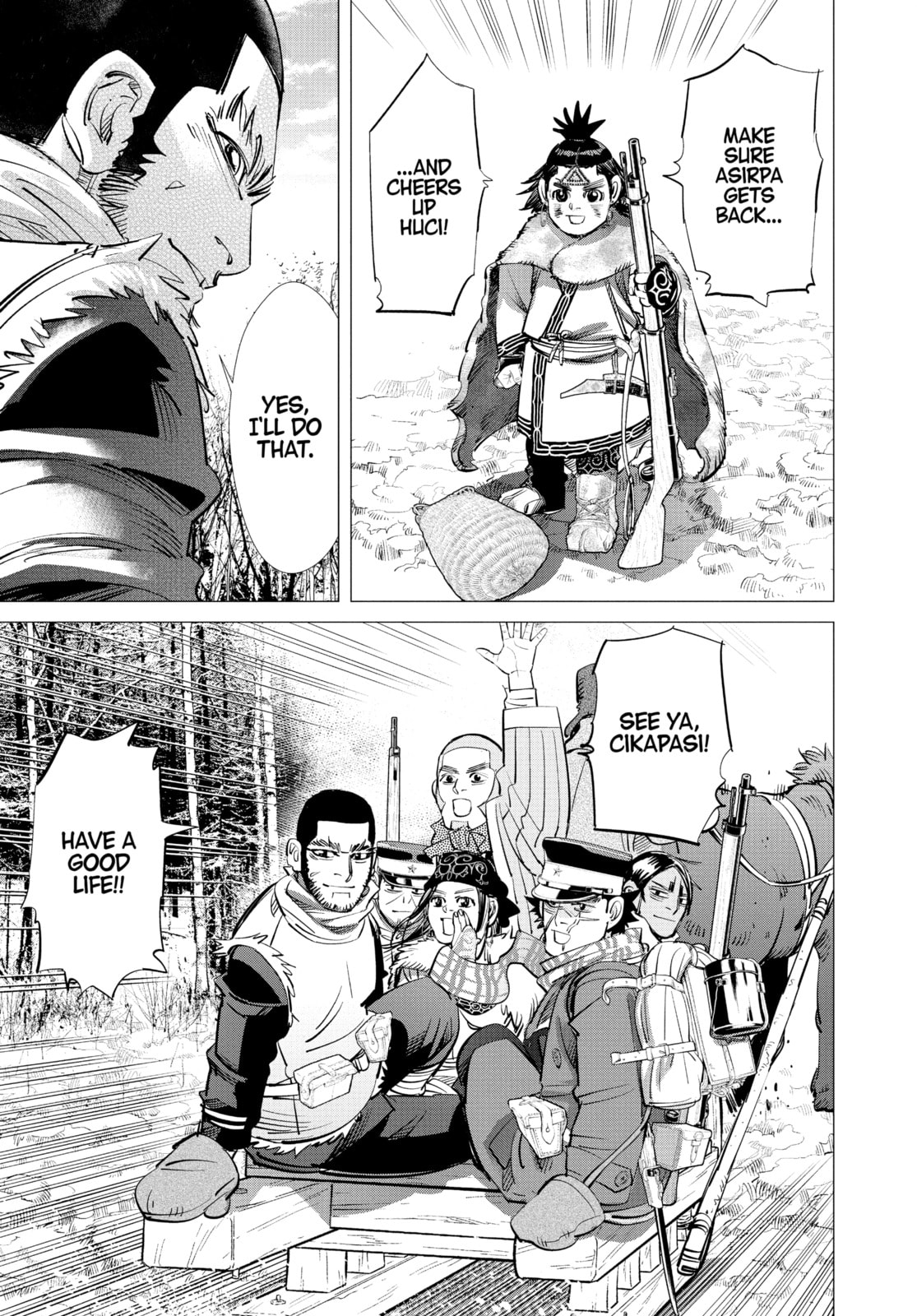 Golden Kamuy chapter 209, page 17