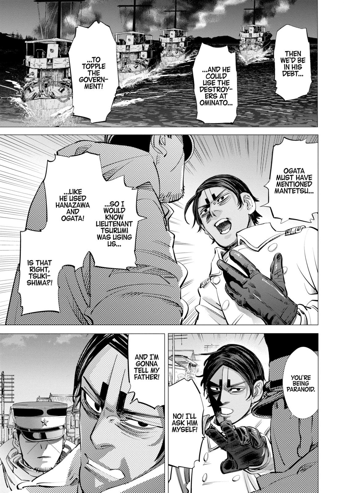 Golden Kamuy chapter 210, page 9