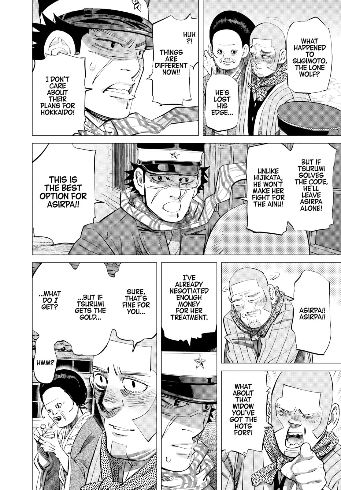 Golden Kamuy chapter 211, page 2