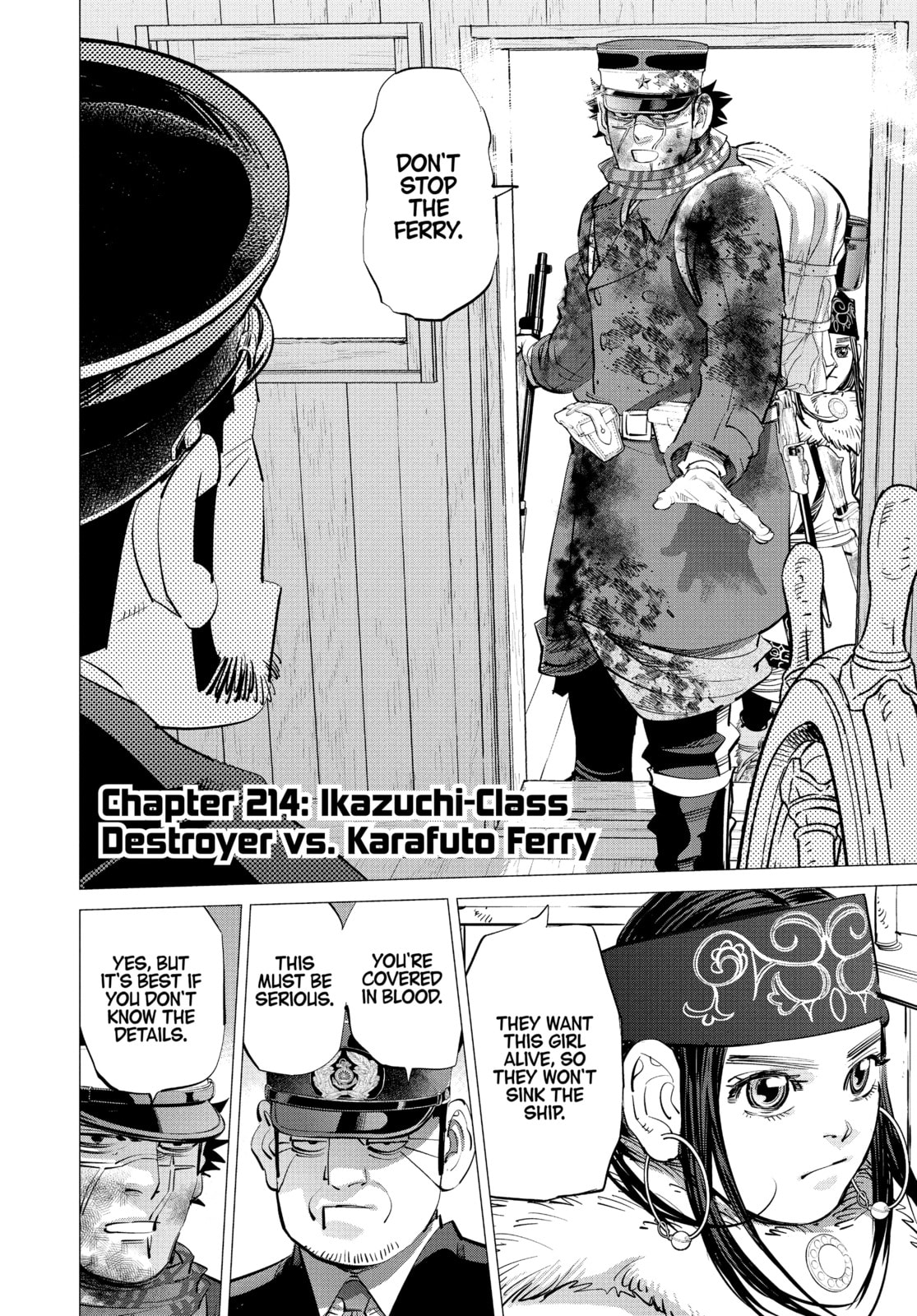 Golden Kamuy chapter 214, page 2