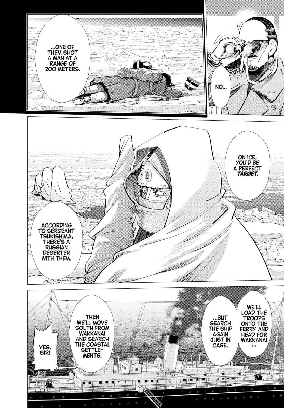 Golden Kamuy chapter 214, page 16