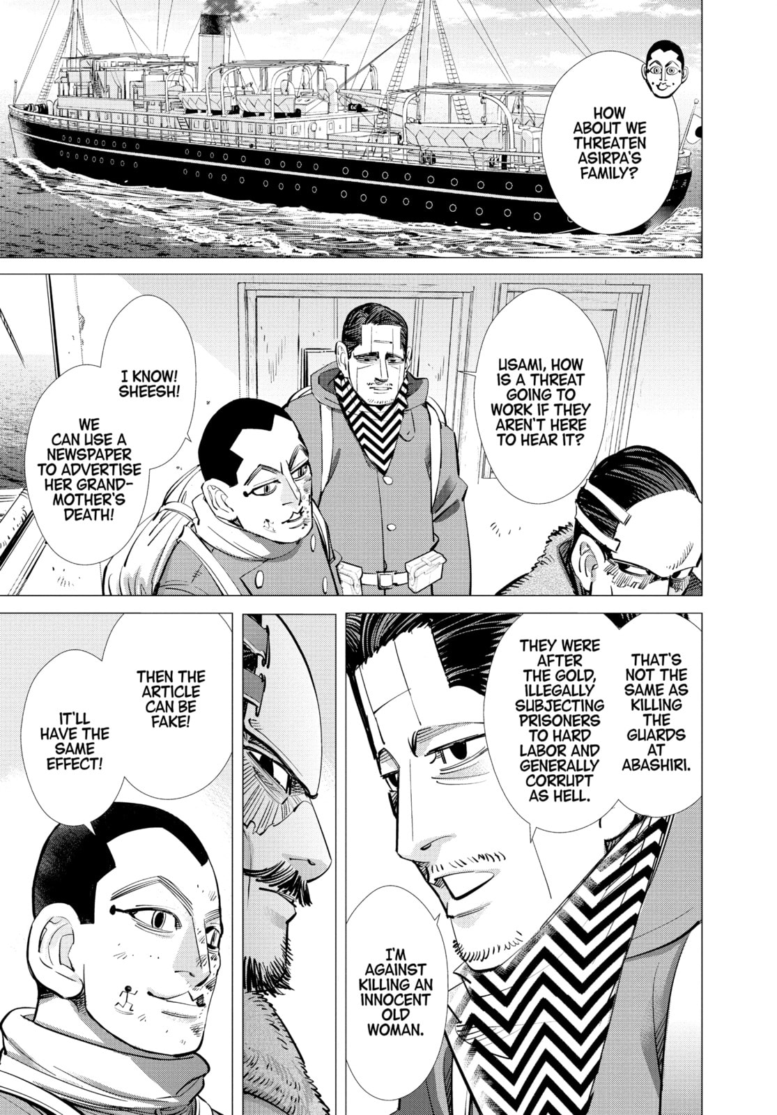 Golden Kamuy chapter 215, page 3