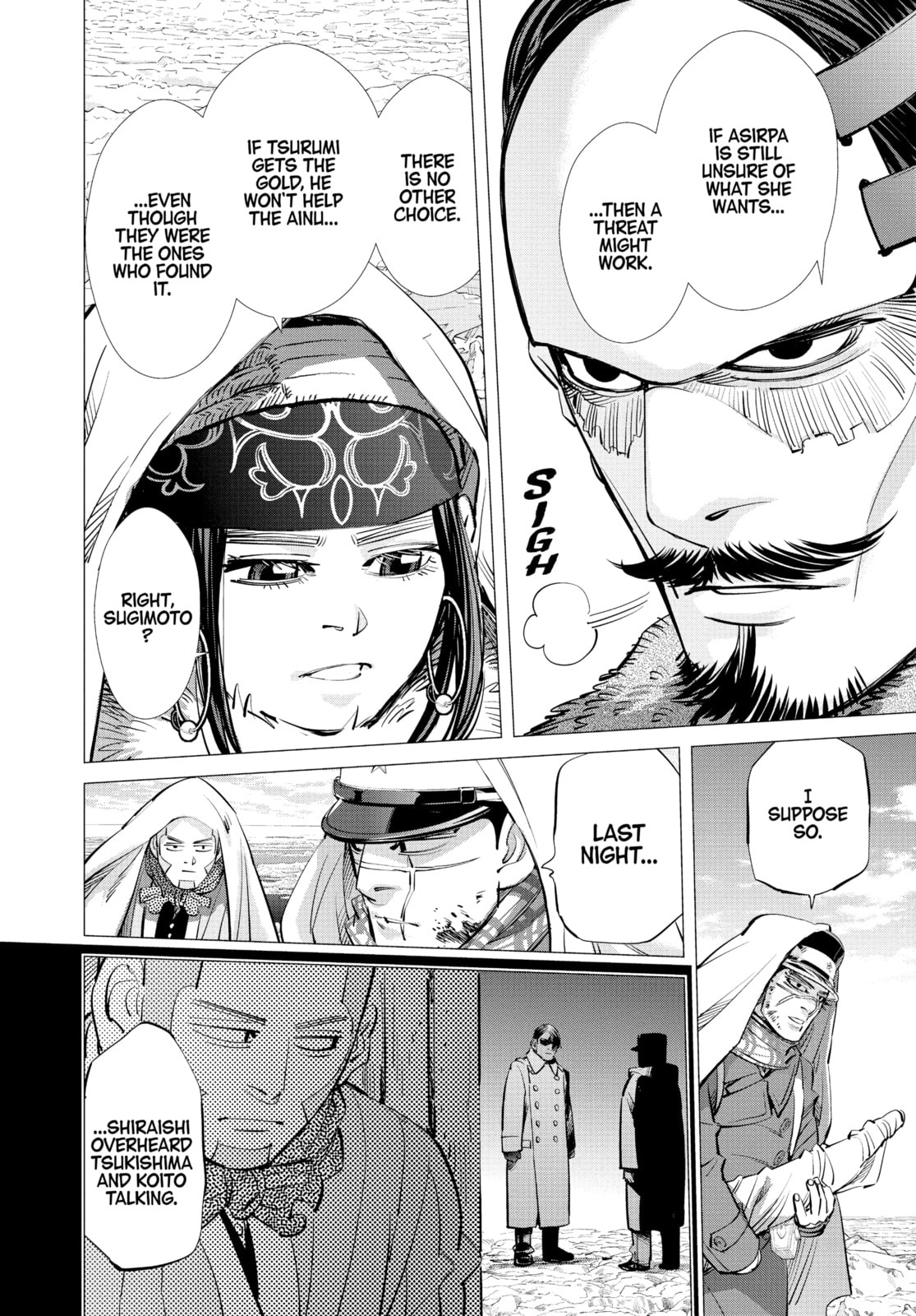 Golden Kamuy chapter 215, page 4