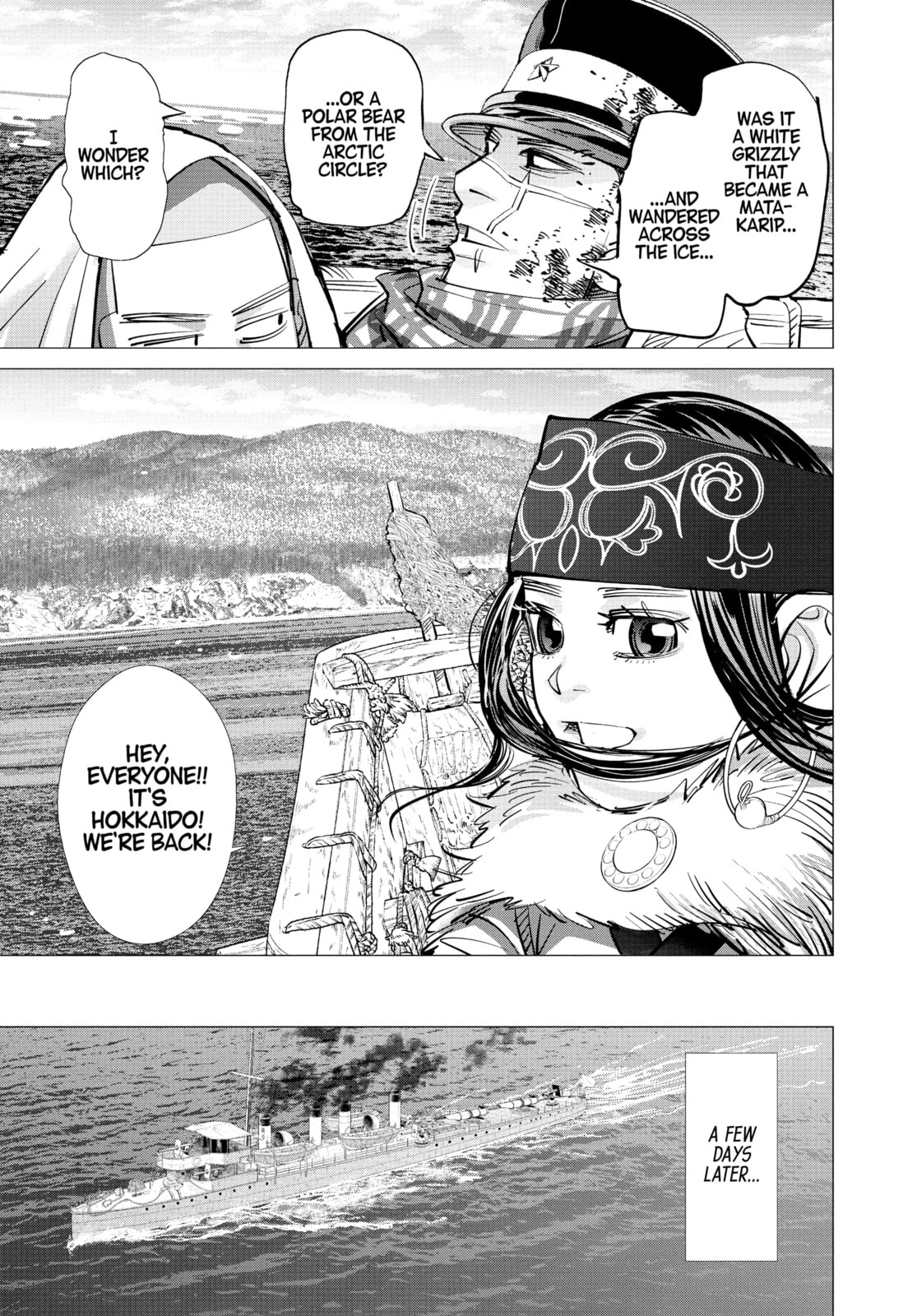 Golden Kamuy chapter 216, page 17