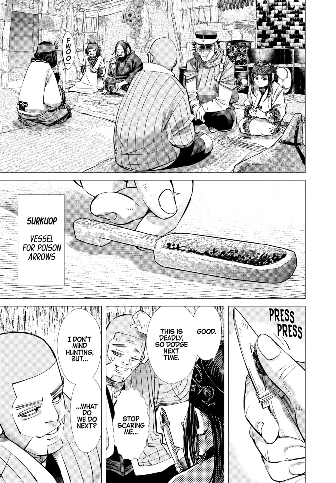 Golden Kamuy chapter 217, page 12