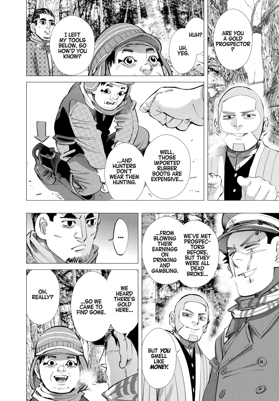 Golden Kamuy chapter 218, page 2