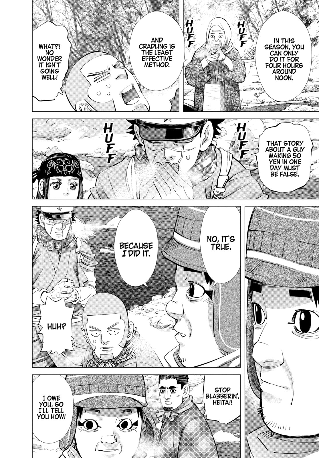 Golden Kamuy chapter 218, page 8