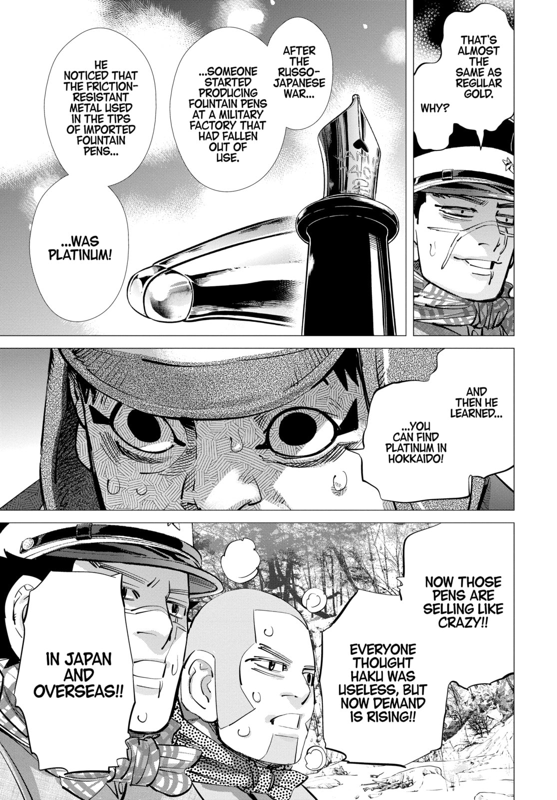 Golden Kamuy chapter 218, page 11