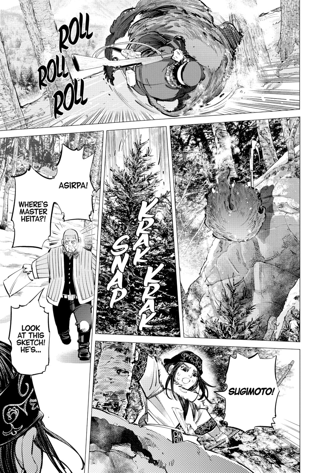 Golden Kamuy chapter 221, page 9