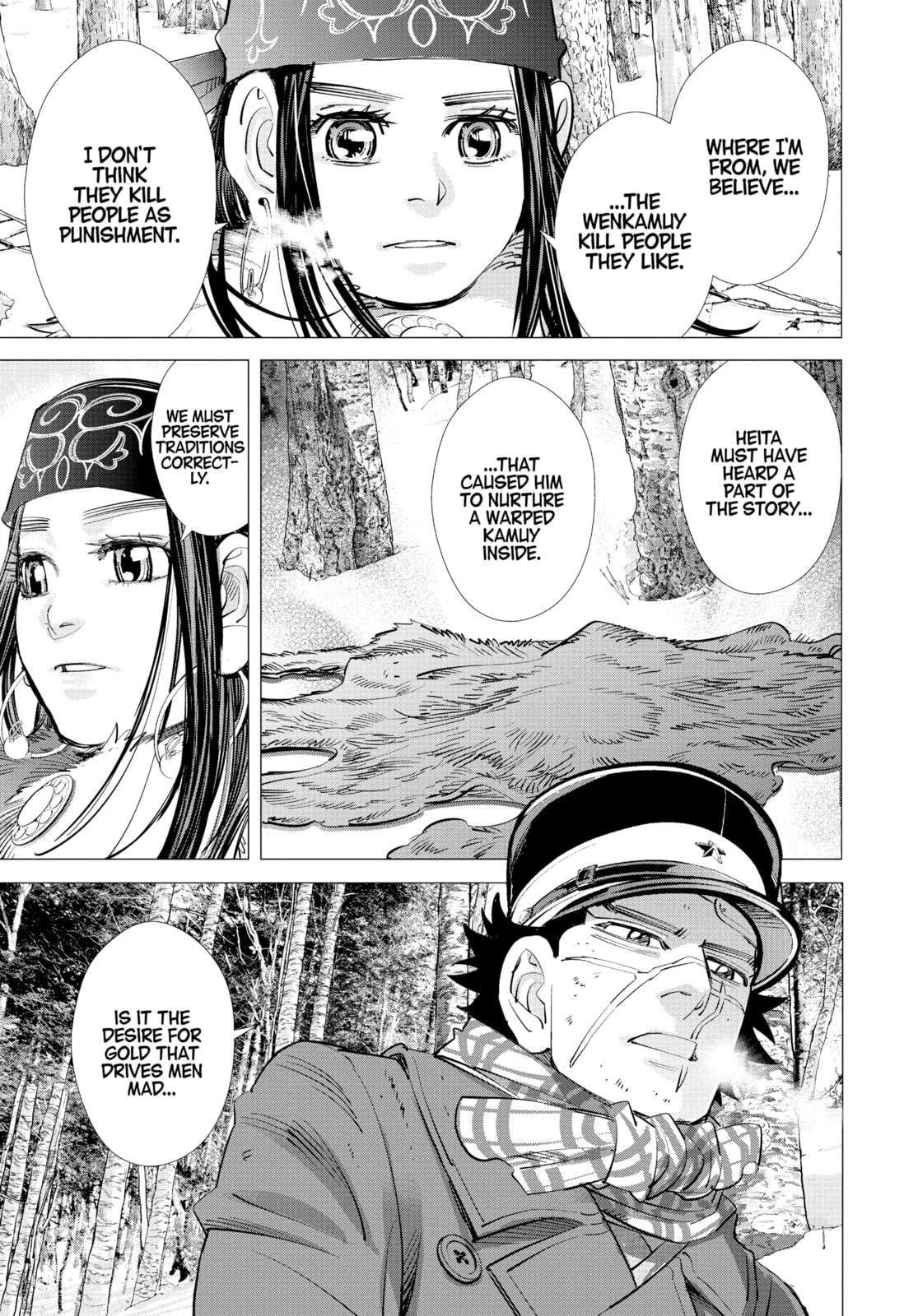 Golden Kamuy chapter 221, page 21