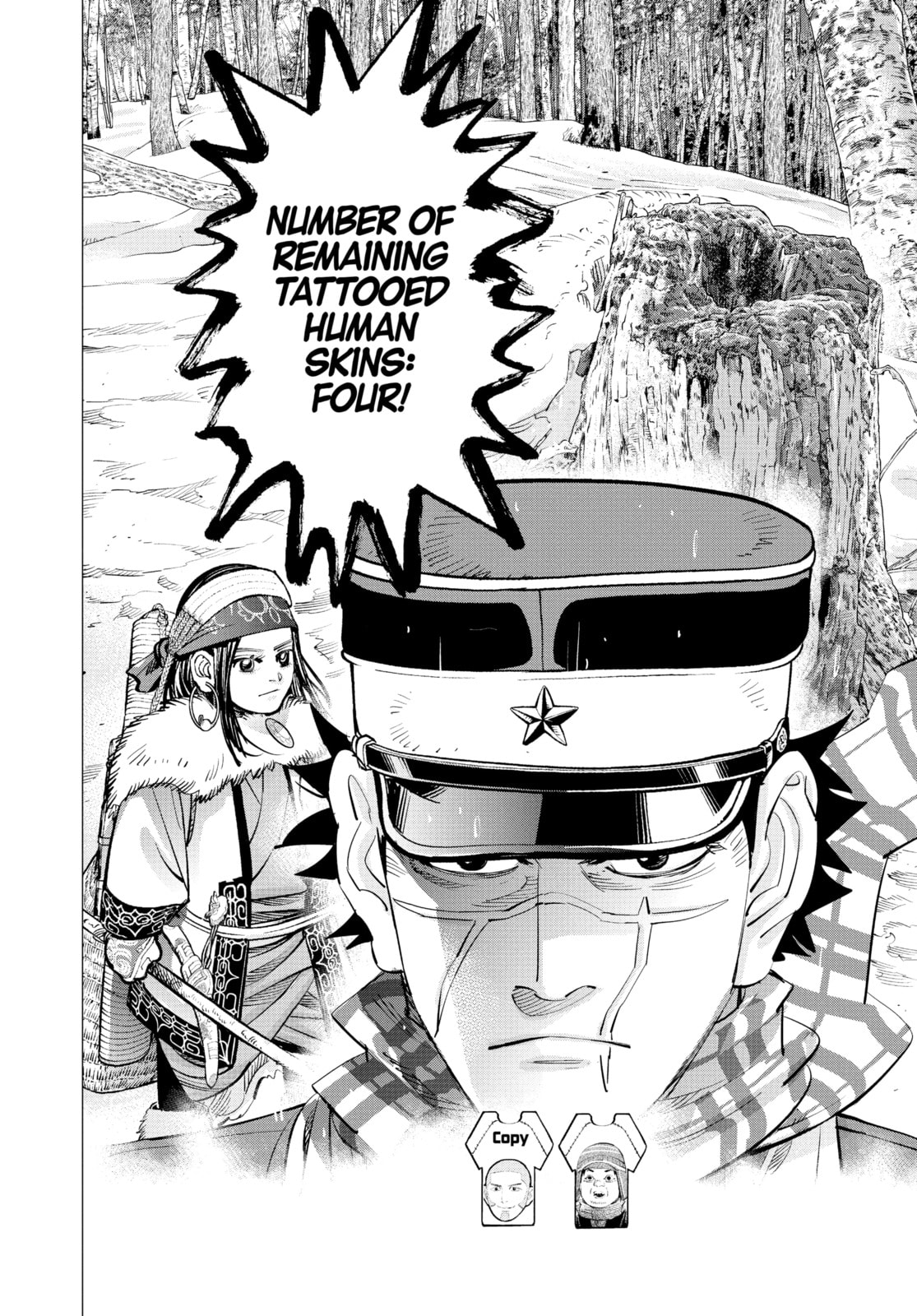 Golden Kamuy chapter 222, page 19