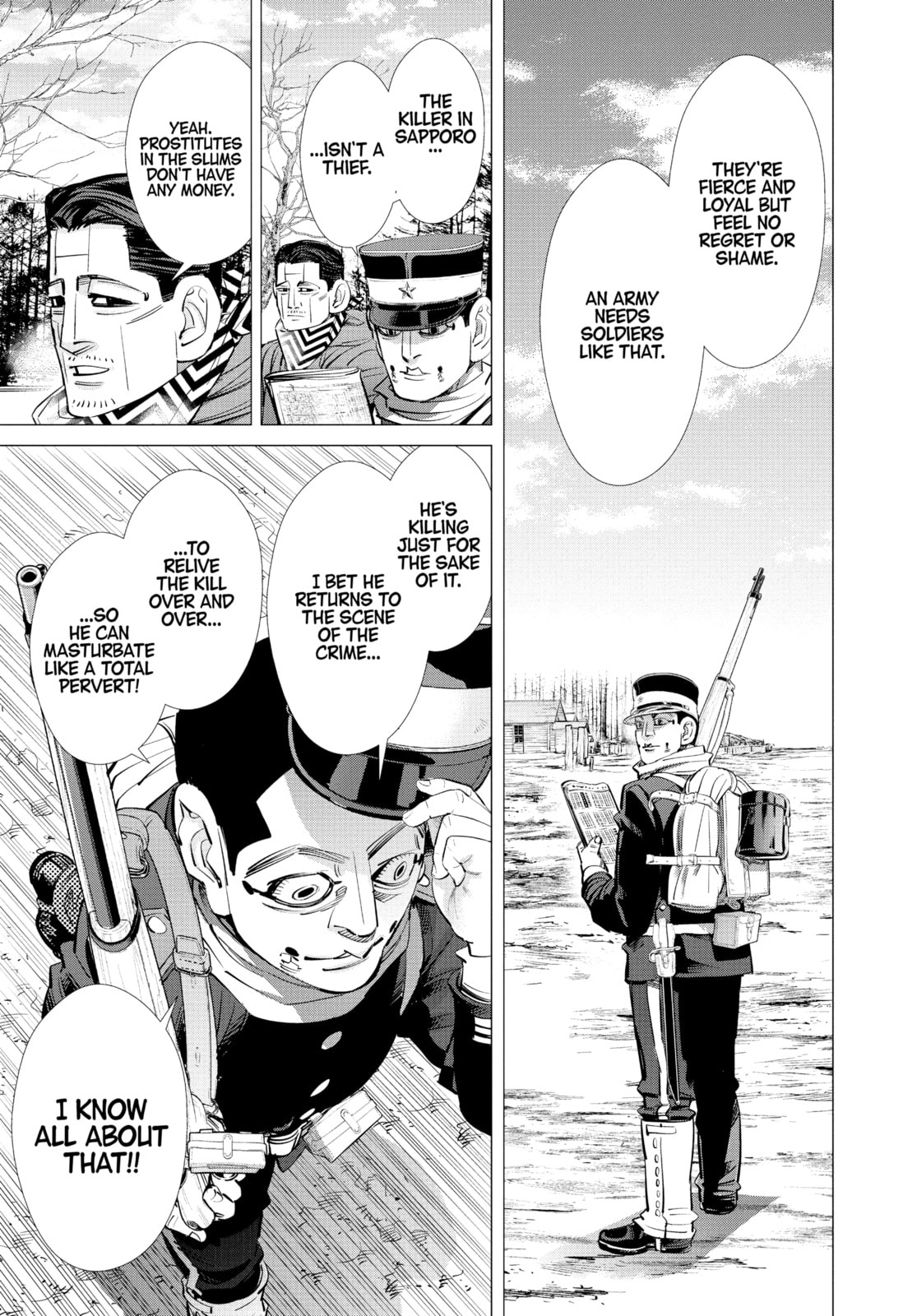 Golden Kamuy chapter 227, page 14