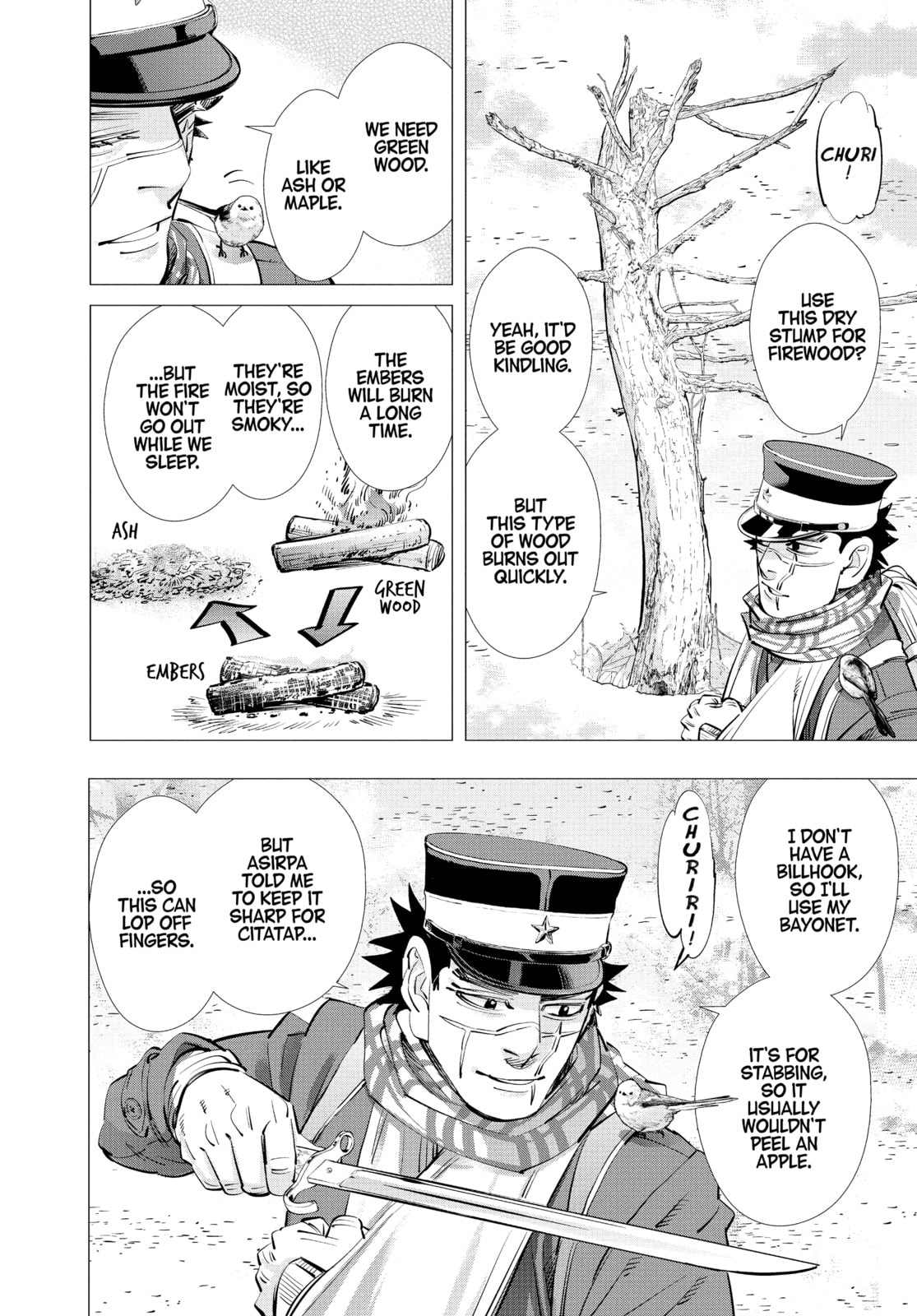Golden Kamuy chapter 228, page 8