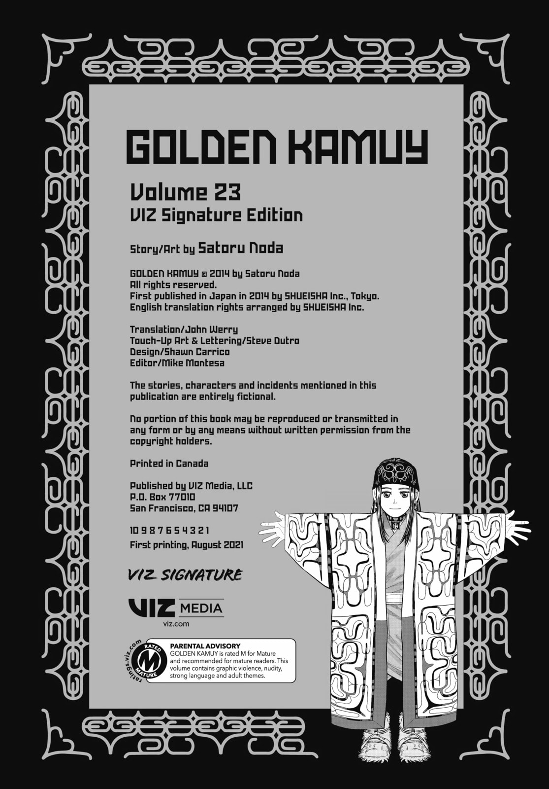 Golden Kamuy chapter 231, page 25