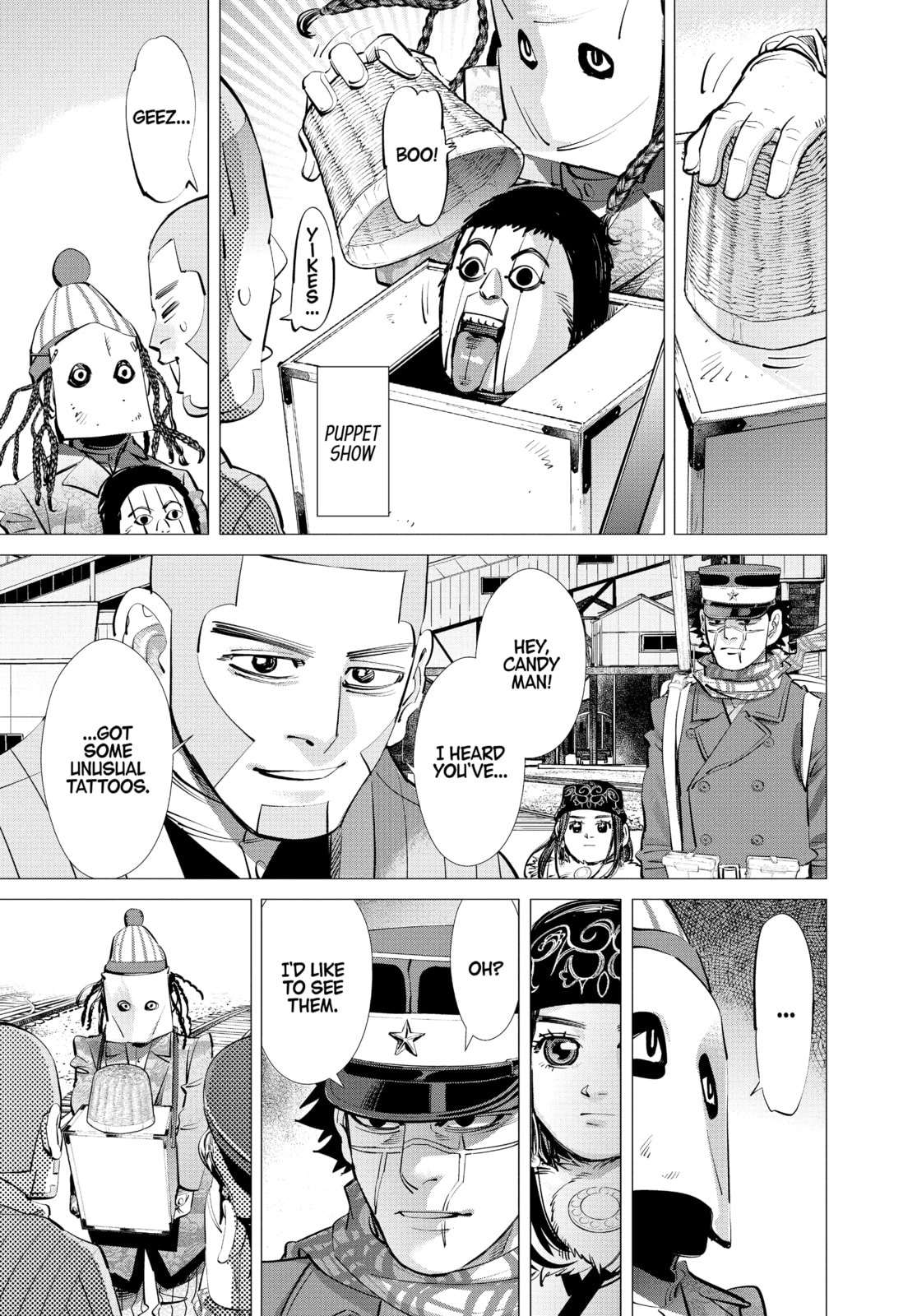 Golden Kamuy chapter 233, page 9
