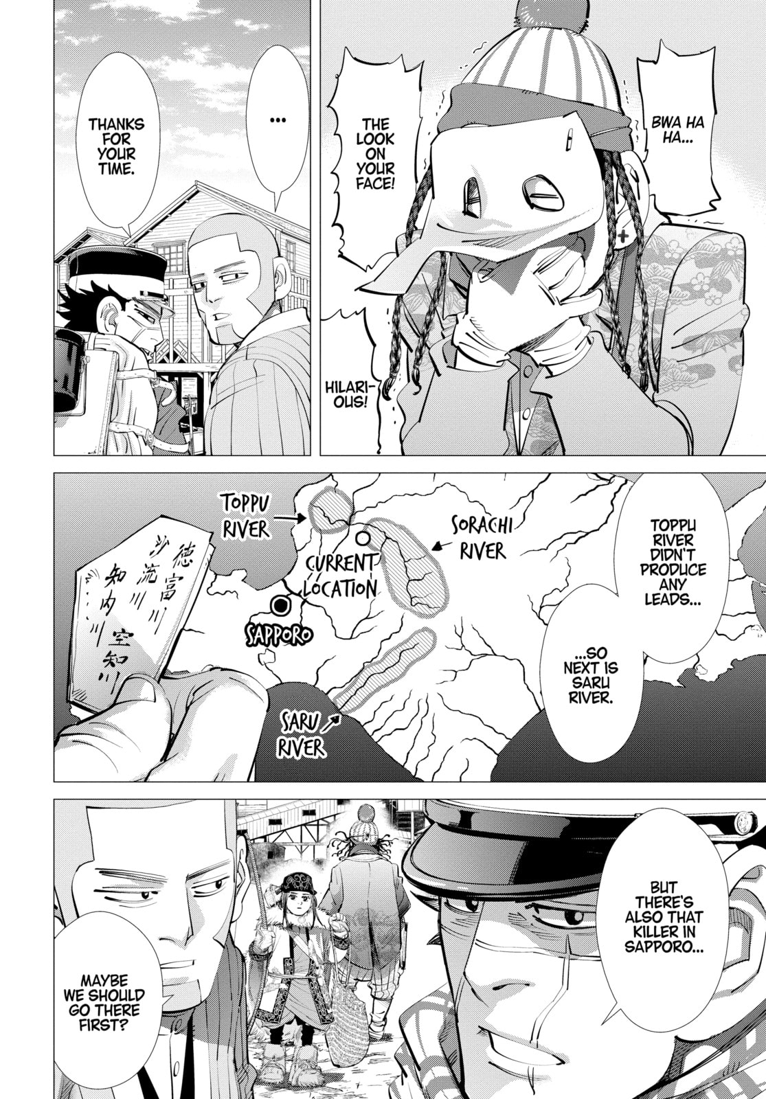 Golden Kamuy chapter 233, page 12