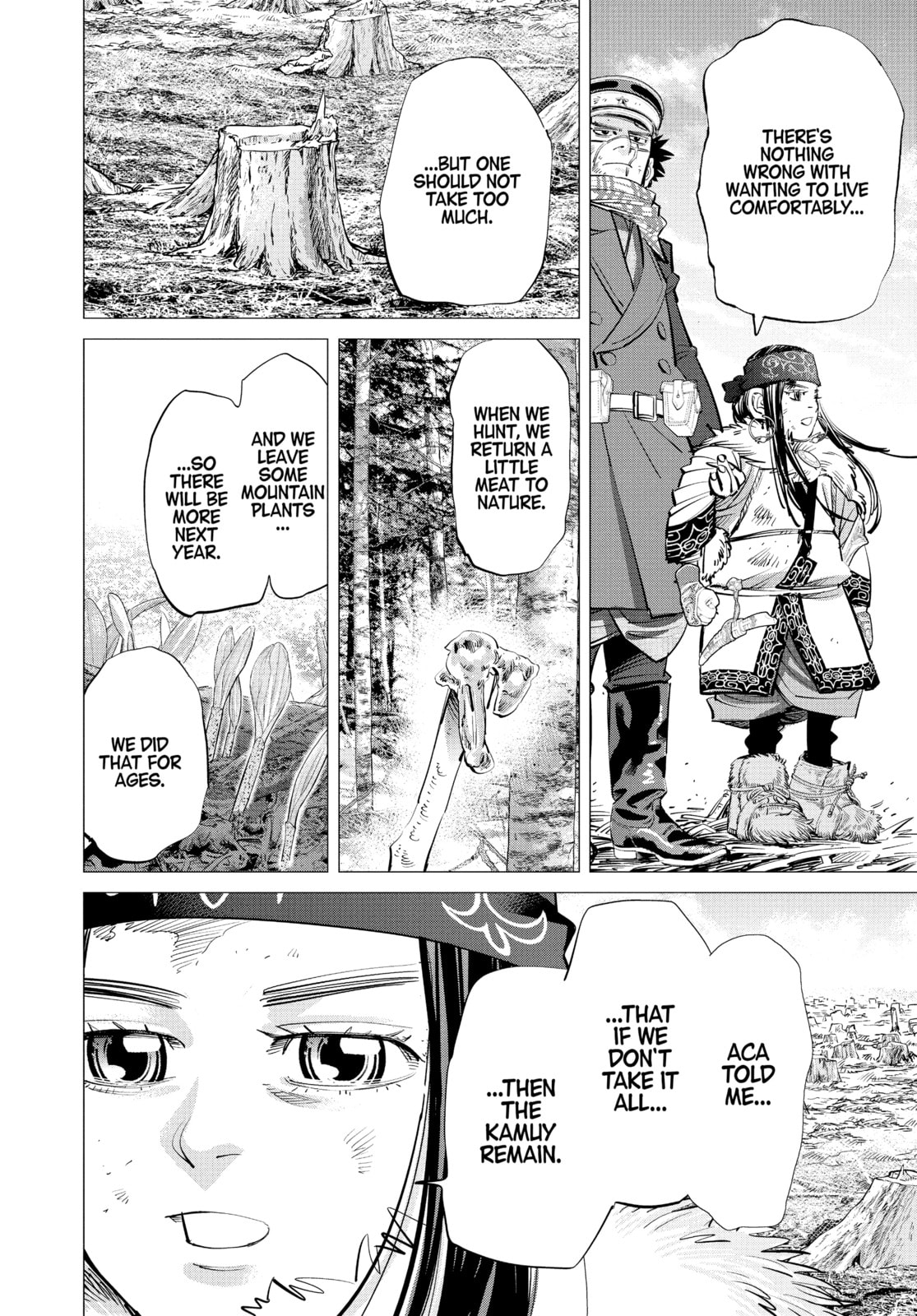 Golden Kamuy chapter 242, page 17
