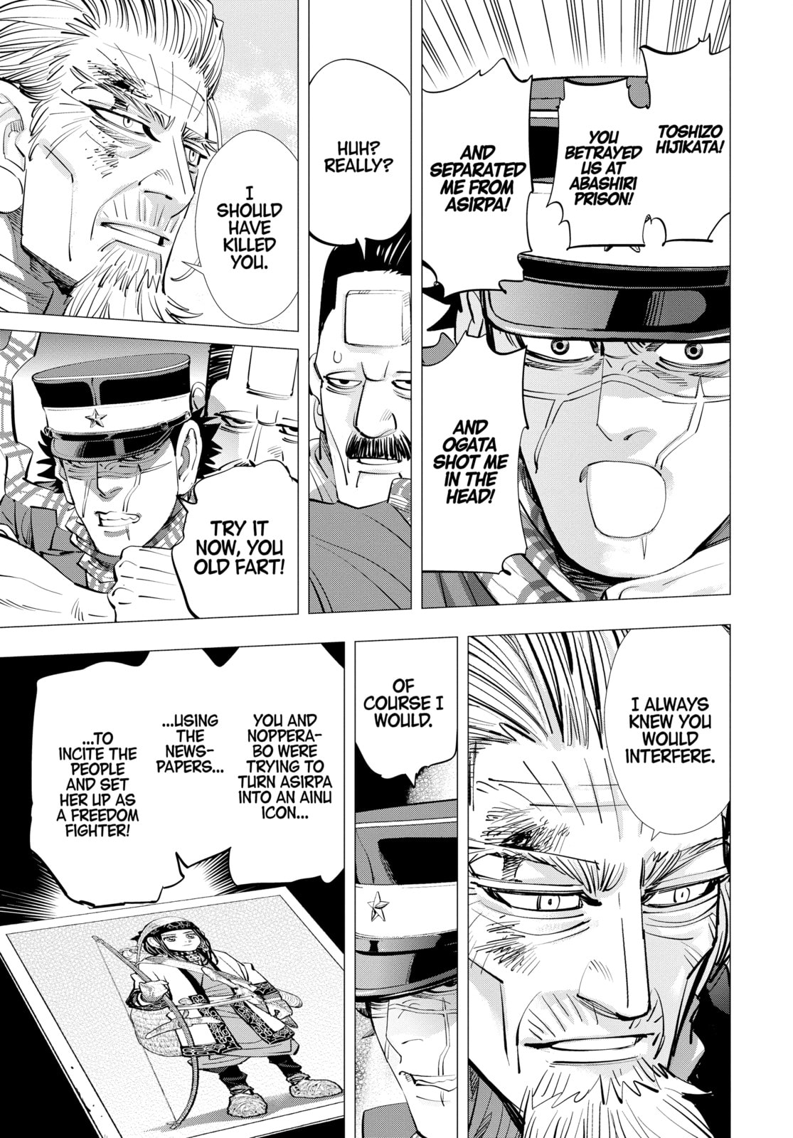 Golden Kamuy chapter 246, page 11