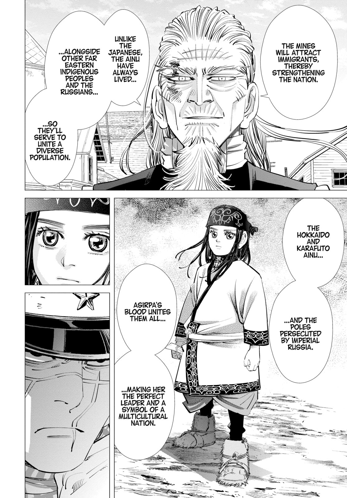 Golden Kamuy chapter 246, page 14